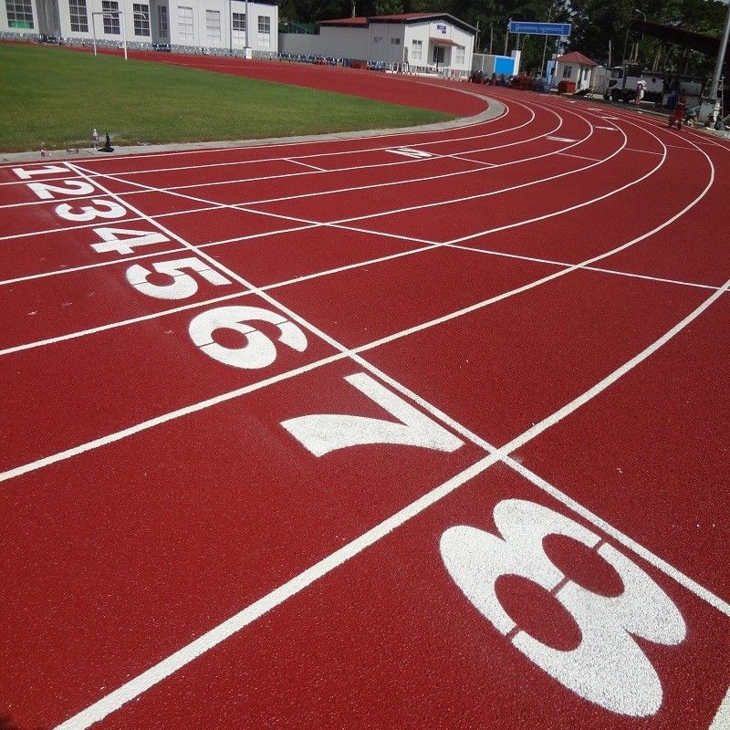 Anti Slip 9mm Rubber Athletic Track SBR EPDM Running Track
